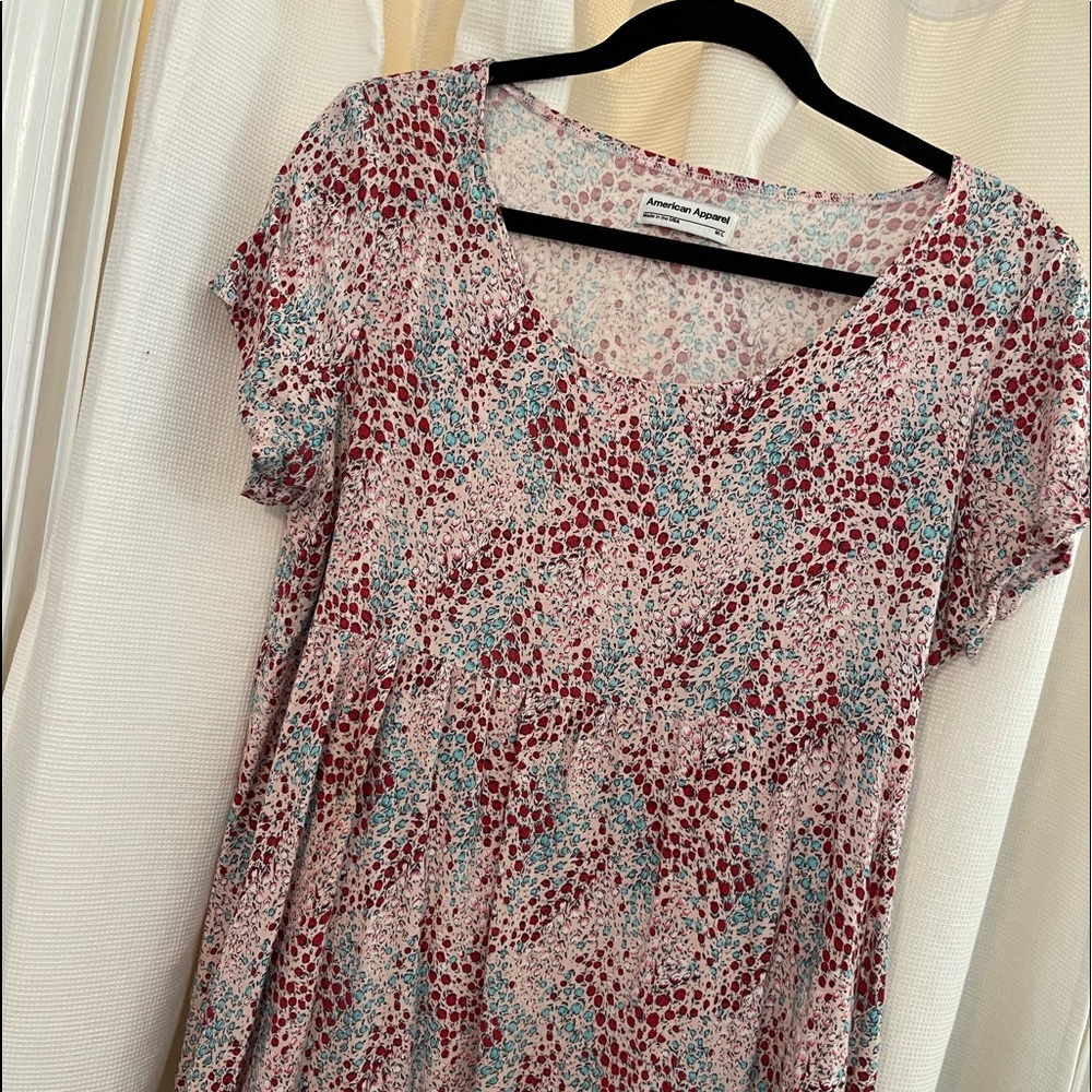 American Apparel Floral Babydoll Dress